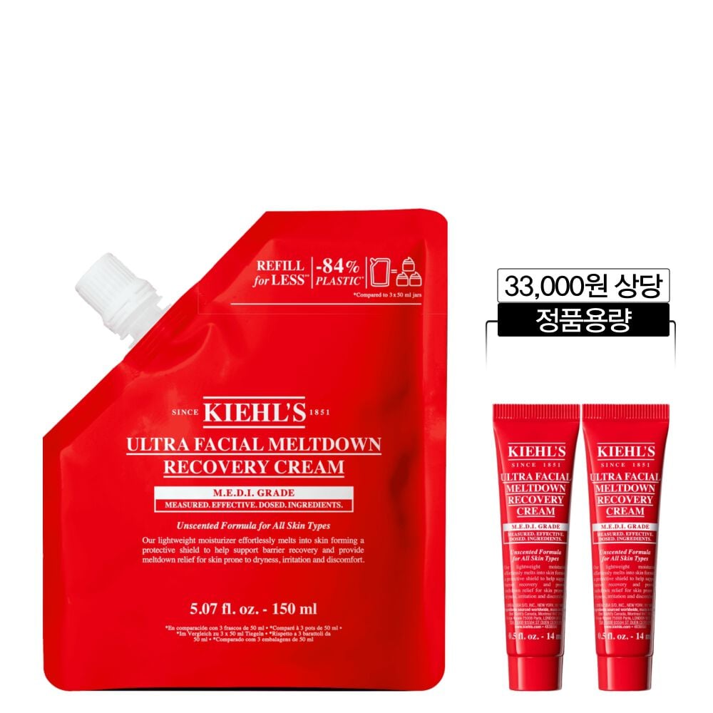 울트라 훼이셜 메디크림 리필 파우치 150ml 세트