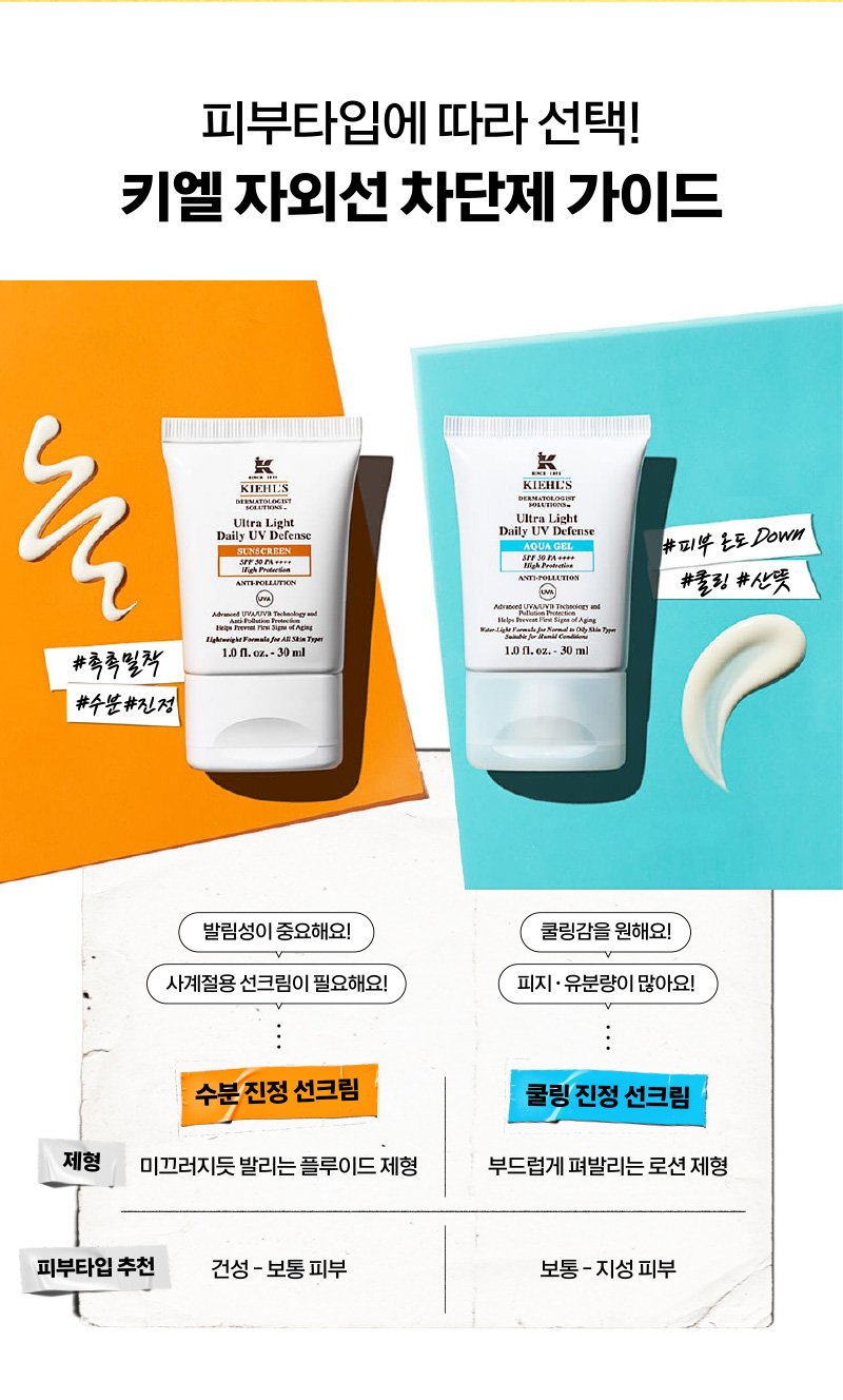 키엘 자외선 차단제